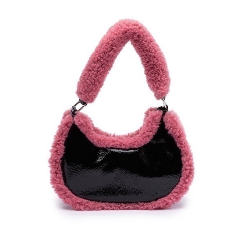 SkinnyDip London : Pink & Black Borg Trim Shoulder Bag 💗 | NWT